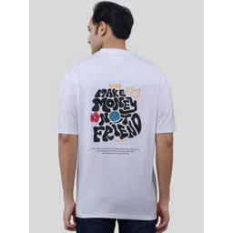 WILD ELEPHANT Men Graphic Printed Oversized Cotton T-shirt-image-46