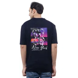 WILD ELEPHANT Men Graphic Printed Round Neck Cotton Relaxed Fit T-shirt-image-20