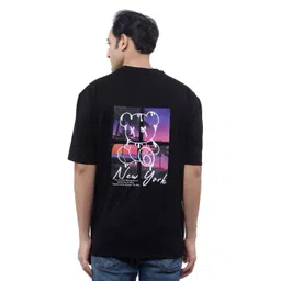 WILD ELEPHANT Men Graphic Printed Round Neck Cotton Relaxed Fit T-shirt-image-23