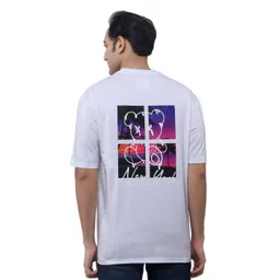 WILD ELEPHANT Men Graphic Printed Round Neck Cotton Relaxed Fit T-shirt-image-26