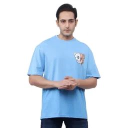 WILD ELEPHANT Men Graphic Printed Round Neck Cotton T-shirt-image-18