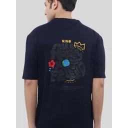 WILD ELEPHANT Men Oversized Drop-Shoulder T-shirt-image-41