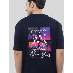 WILD ELEPHANT Men Printed Cotton T-shirt-image-45