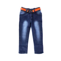 WILD EMPIRE Boys Cotton Regular Fit Mid-Rise Heavy Fade Jeans-picture-37