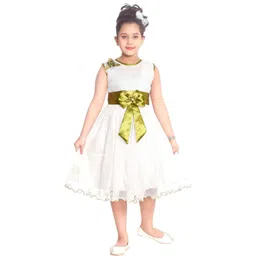 WILD EMPIRE Girls Fit And Flare Sleeveless Dress-picture-10