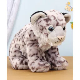 Wild Republic Leopard Soft Toy Off White - Length 33 cm-picture-12