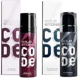 Wild Stone Code Iridium & Platinum No Gas Body Perfume Combo for Men, Pack of 2 (120 ml each)-picture-28