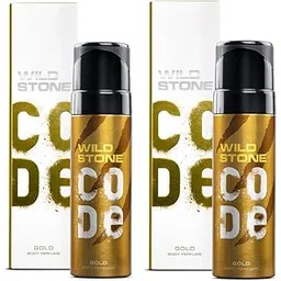 wild stone code Wild Stone Gift Box with Code Gold Body Perfume, Pack of 2 (120ml Each)-picture-23