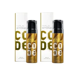 wild stone code Wild stone Men Set of 2 Code Gold Long Lasting Body Deodorant Perfume - 150 ml each-picture-39