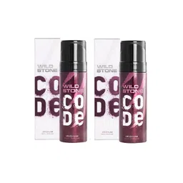 wild stone code Wild stone Men Set of 2 Code Iridium Long Lasting Body Deodorant Perfume - 150 ml each-picture-41