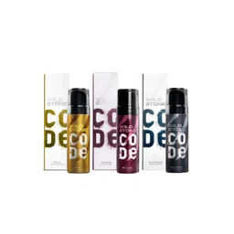 wild stone code Wild stone Men Set of 3 Code Long Lasting Deodorant 150 ml each - Gold+Platinum+Iridium-picture-20