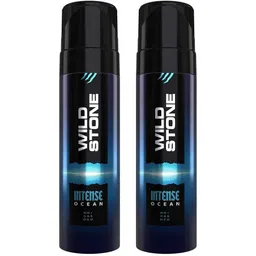 wild stone Intense Ocean No Gas Deodorant Spray For Men (120 ML each) Body Spray - For Men-picture-16