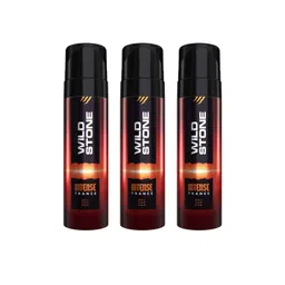 Wild stone Men Set of 3 Long Lasting No Gas Intense Trance Body Deodorant - 150 ml Each-picture-29