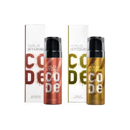 Wild stone Men Set of Gold & Copper Long Lasting Body Deodorant Perfume - 150 ml each-picture-32