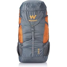 Wildcraft 45 Ltrs Grey and Orange Rucksack-picture-13