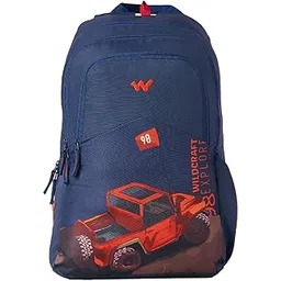 wildcraft 4X4 Offroad 38 L Laptop Backpack for Men & Women | Fits 15.6 inch Laptop | Padded Shoulder Straps, Multi Compartments, Anti-Theft Zippers | Travel & College Bag | Blue-picture-37