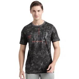 Wildcraft Black Cotton Regular Fit Printed T-Shirt-picture-12