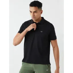 Wildcraft Black Regular Fit Polo T-Shirt-picture-19