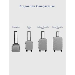 Wildcraft Champagne Textured Cabin Trolley Suitcase image 2