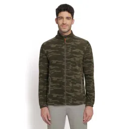 Wildcraft Green Regular Fit Camouflage Jacket-picture-33