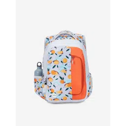 Wildcraft Grey & Orange Graphic Printed WIKI GIRL 4 Backpack-picture-11