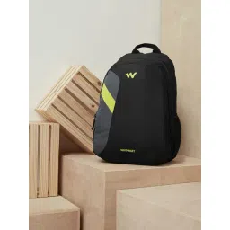 Wildcraft Jet Plus Black Polyester Color Block Laptop Backpack - 25 Ltrs-picture-47