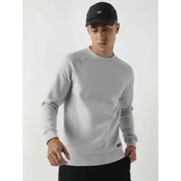 Wildcraft Light Grey Regular Fit Logo Print Sweatshirt-picture-14