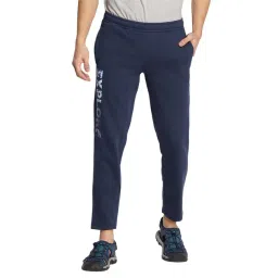 Wildcraft Light Navy Cotton Regular Fit Printed Trackpants-picture-16