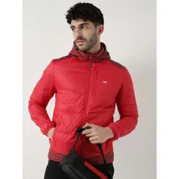 Wildcraft Men Beige Camouflage Insulator Crop Puffer Jacket-picture-20