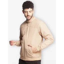 Wildcraft Men Beige Water Resistant Quilted Outdoor Classic Bomber Jacket image 1