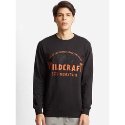 Wildcraft Men Black Printed Cotton Sweatshirt-picture-36