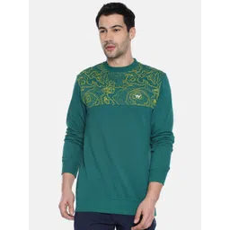 Wildcraft Men Green Printed Sweatshirt-picture-34