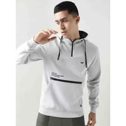 Wildcraft Men Grey Hooded Sweatshirt-picture-19
