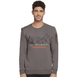 Wildcraft Men Grey Printed Sweatshirt-picture-26