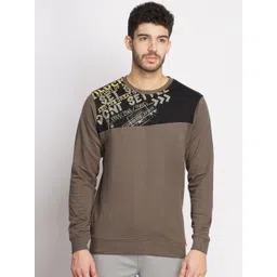 Wildcraft Men Olive Green Printed Sweatshirt-picture-12