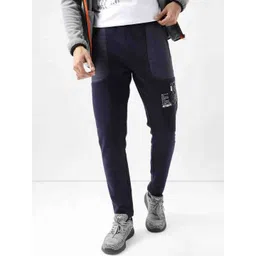 Wildcraft Men Side Woven Quilting Mid Rise Anti Odour Track Pants-picture-35