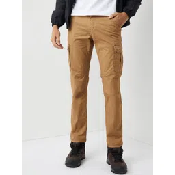 Wildcraft Men Solid Comfort Cotton Trousers-picture-22