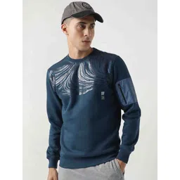 Wildcraft Men Teal Printed Sweatshirt-picture-25