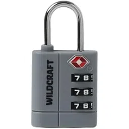 Wildcraft Metal TSA Approved Lock for Bag, Luggage, Travel, 3 Digit Lock Combination - Silver-picture-45