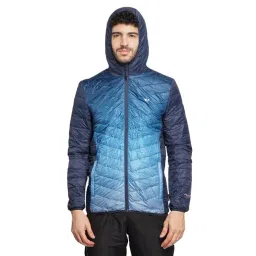 Wildcraft Navy Regular Fit Colour Block Hooded Jacket-picture-37