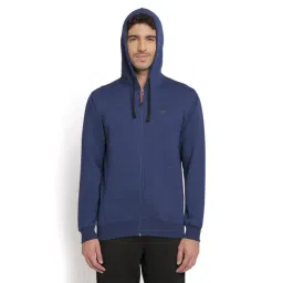 Wildcraft Navy Regular Fit Hooded Sweatshirt-picture-48