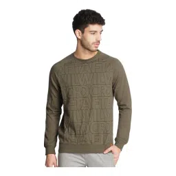 Wildcraft Olive Round Neck Sweatshirt-picture-24