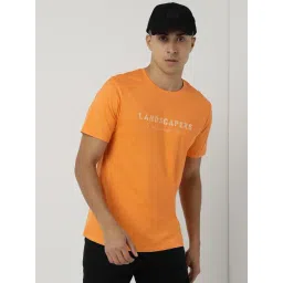 Wildcraft Orange Cotton Regular Fit Printed T-Shirt-picture-36