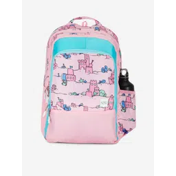 Wildcraft Pink & Blue Graphic Printed WIKI CHAMP 5 Backpack image 1
