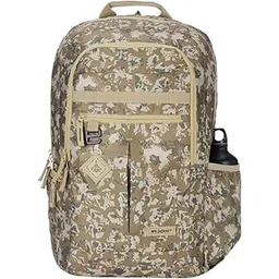 wildcraft Safara Tactical 1 29L 3 Compartment Laptop Backpack with Rain Cover (12963) (Desert Camo 3), Khaki-picture-14