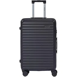 wildcraft Springfield Hard Trolley Large Luggage | Durable Polycarbonate Shell | 360° Spinner Wheels | Telescopic Handle | Lightweight Check-in Travel Suitcase, Black-picture-13