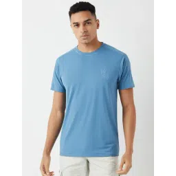 Wildcraft Teal Cotton Regular Fit Printed T-Shirt-picture-41