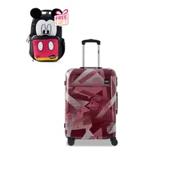 Wildcraft Textured Medium Trolley Bag With Free Backpack-picture-35