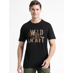Wildcraft Typography Printed Rapid-Dry Pure Cotton T-shirt-picture-29