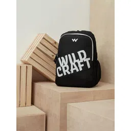 Wildcraft Unisex Black Brand Logo Printed Backpack LP 8 Backpack-picture-28